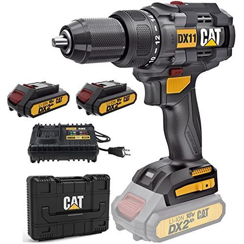 電動ドリルドライバー 18V CAT キャタピラー DX11 充電式 電動ドリルドライバー 18V CAT キャタピラー DX11 充電式