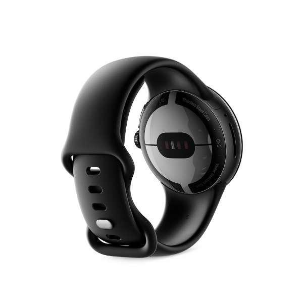 Google Pixel Watch 心拍計 Matte Black ステンレス ケース