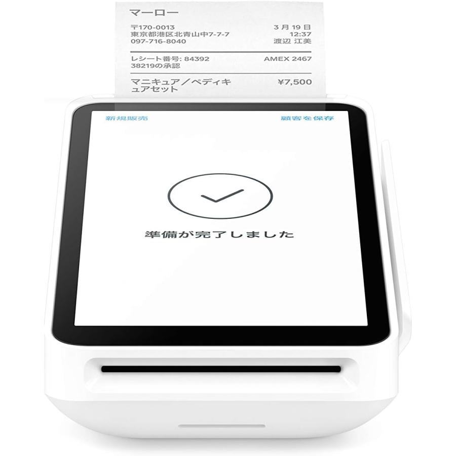 Square ターミナル + 感熱紙 1箱(20巻)付き プリンター内蔵型 Square ターミナル + 感熱紙 1箱(20巻)付き プリンター内蔵型