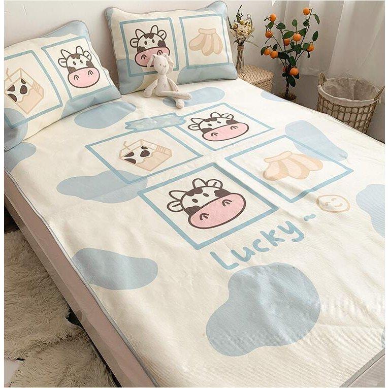 敷きパッド ダブル かわいい ひんやり イラスト パットシーツ プリント ベッドシーツ 冷たい 冷感マット2459c 接触冷感 最大53 オフ 接触冷感