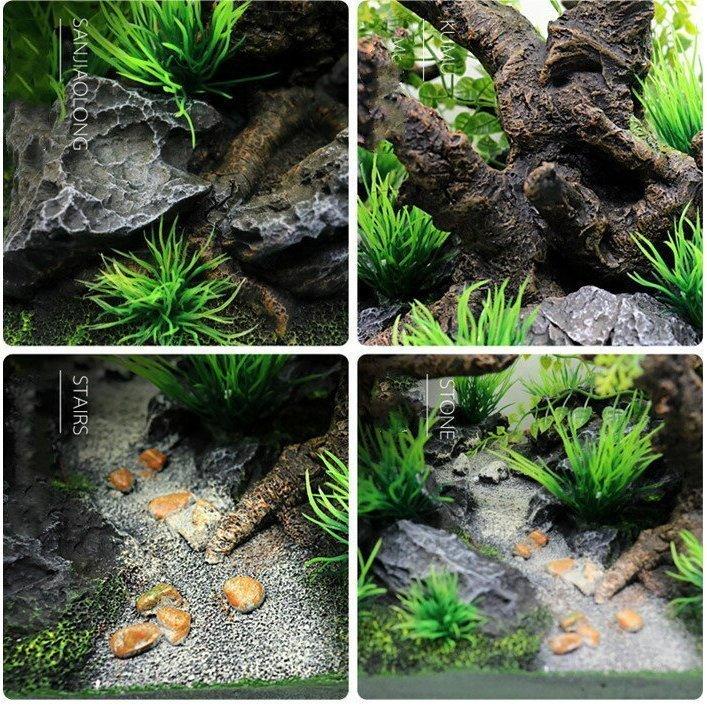 お気に入り 水槽装飾 置物 オブジェ 石 岩 インテリア 飼育 観賞魚 熱帯魚 爬虫類 リアル 置物 New オーナメント 水槽 オブジェ アクアリウム アクアリウム オーナメント リアル 水槽 レイアウト用品