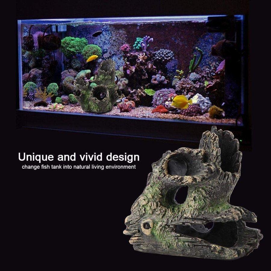 アクアリウム 飾り 水槽 魚の隠れ家 New オーナメント かくれ流木 朽木 置物熱帯魚 水槽装飾 オブジェ 緑 アクセサリー インテリア Sc 良品楽市楽座ストア 通販 Yahoo ショッピング