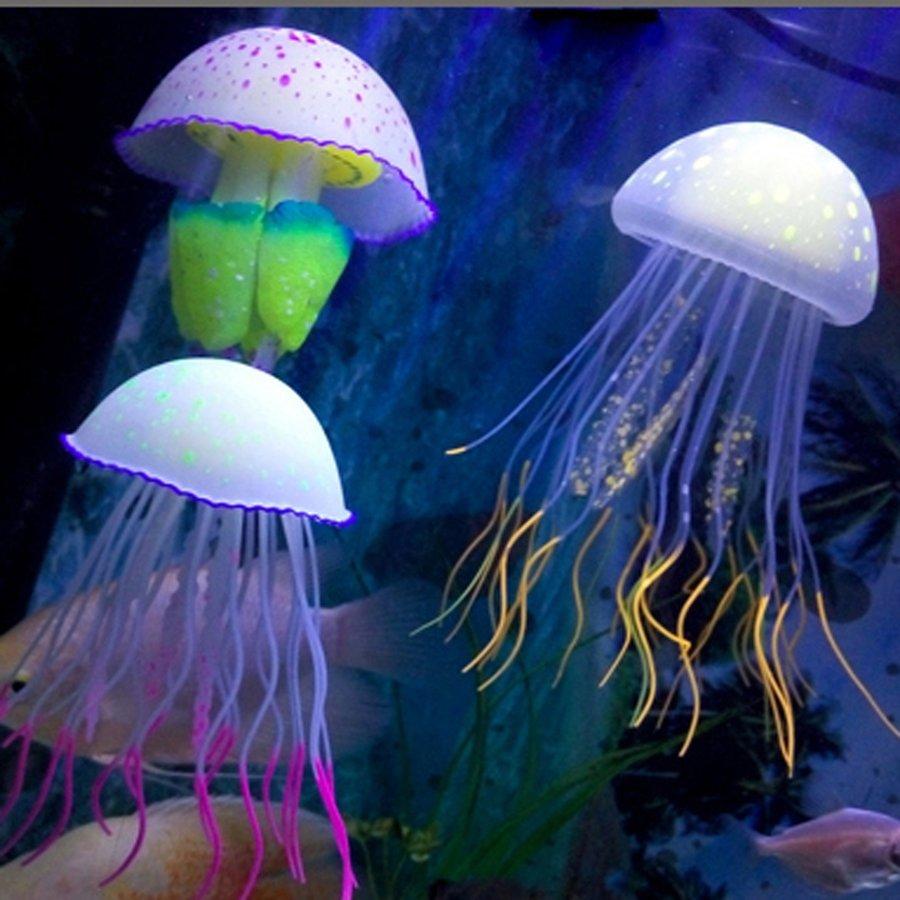 高級ブランド 2個人工海洋飾り水族館の水槽の装飾クラゲ Shipsctc Org