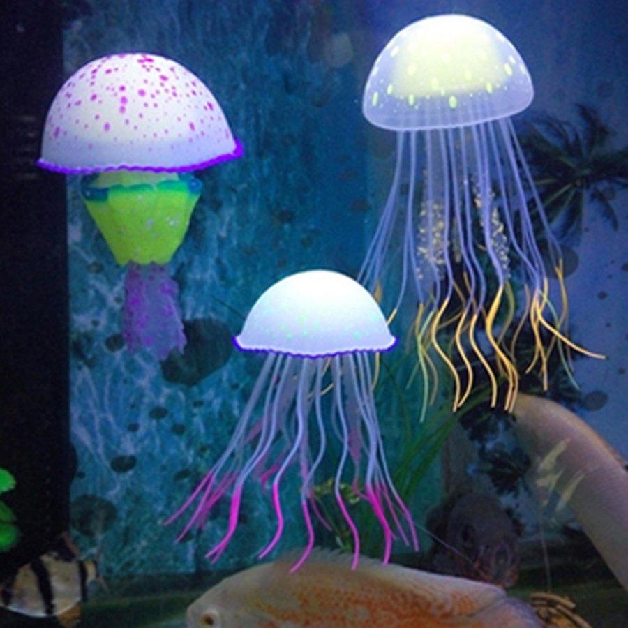 高級ブランド 2個人工海洋飾り水族館の水槽の装飾クラゲ Shipsctc Org