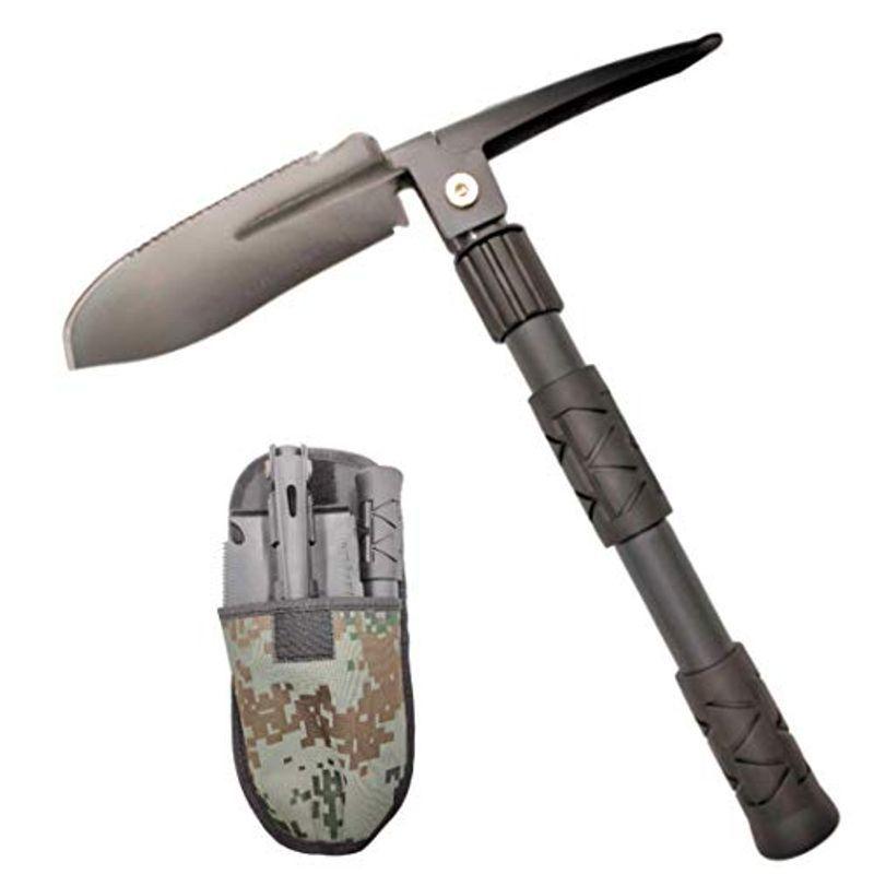 Rothco マルチスコップ おの のこぎり カナヅチ コンパス折りたたみ シャベル ブラック 専用ケース付 手 金槌 30 Off 専用ケース付