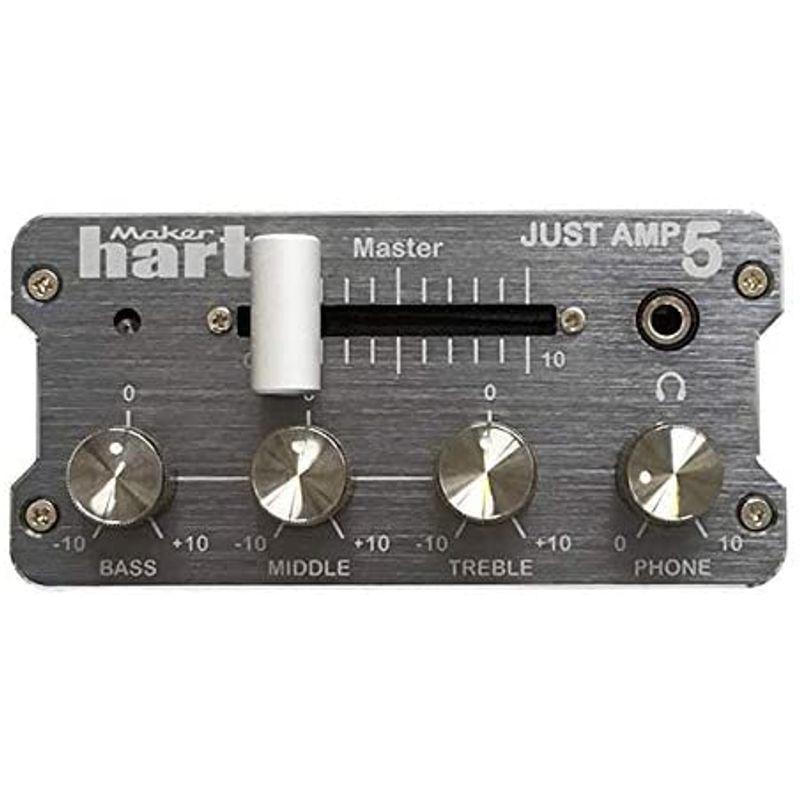 Maker hart JUST AMP 5小型パワーアンプ25W/ステレオ3入力/3出力音声ミキサー/レコードプレーヤー/ターンテーブルを接｜ryohinshop｜02