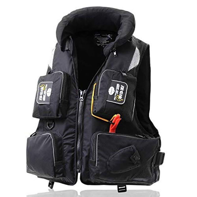 Perabello フローティングベスト フィッシングベスト 救命胴衣 ライフジャケット 釣り ベスト ハイブリッド Rock Black 良品yahoo ショップ 通販 Yahoo ショッピング