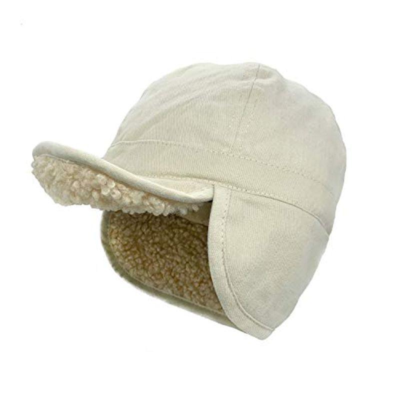 Croogo 防寒帽子 飛行帽 フライトキャップ パイロットキャップ つば付き もこもこ アウトドア 防寒帽子 ロシア