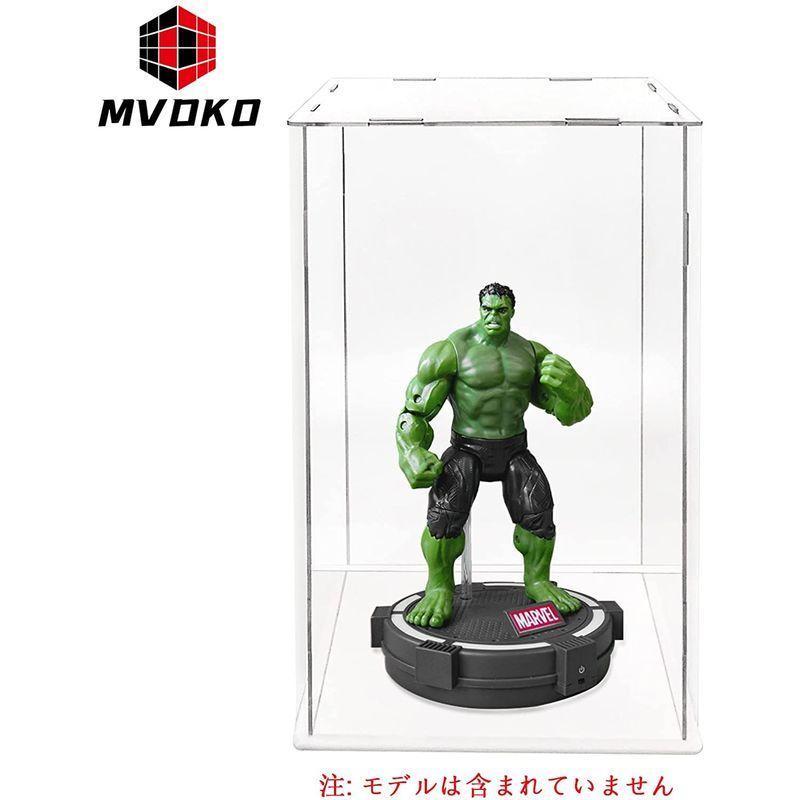 MVDKO フィギュアケース 透明ディスプレイケース コレクションケース 台座高いタイプ 組立式 透明度アップ 人形ケース 陳列ケース 透明|ryohinshop|08