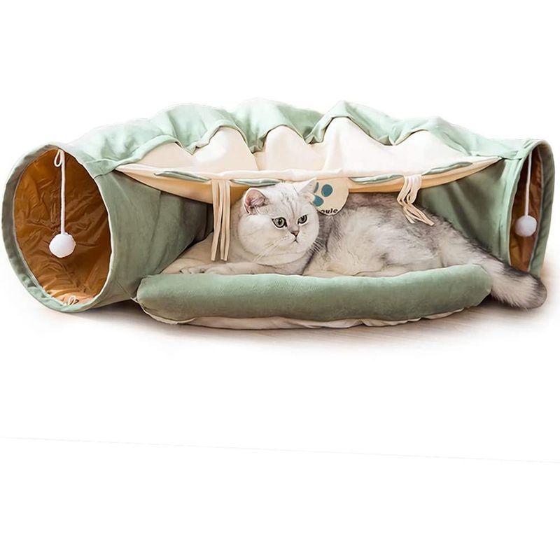 Dreamsoule-jp ねこトンネル 猫ハウス キャットトンネル 猫ベッド ペットハウス おもちゃ 折りたたみ 収納便利｜ryohinshop｜04