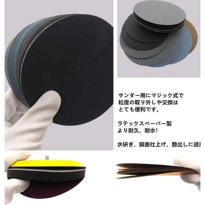 DUOLEIMI 耐水ペーパー サンドペーパー 丸型 サンダー用 紙やすり ラテックスペーパー製 耐久 鏡面磨き 光沢仕上げ 125mm 1 :20220330232147-00144:良品Yahoo!ショップ - 通販 - Yahoo!ショッピング DUOLEIMI 耐水ペーパー サンドペーパー 丸型 サンダー用 紙やすり ラテックスペーパー製 耐久 鏡面磨き 光沢仕上げ 125mm 1 :20220330232147-00144:良品Yahoo!ショップ - 通販 - Yahoo!ショッピング
