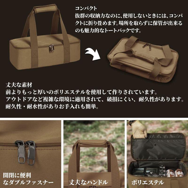 キャンプ 収納ボックス コンテナボックス クッキングツールボックス 調理器具 入れ 調味料ケース ツールボックス アウトドア 収納バッグ コ|ryohinshop|06