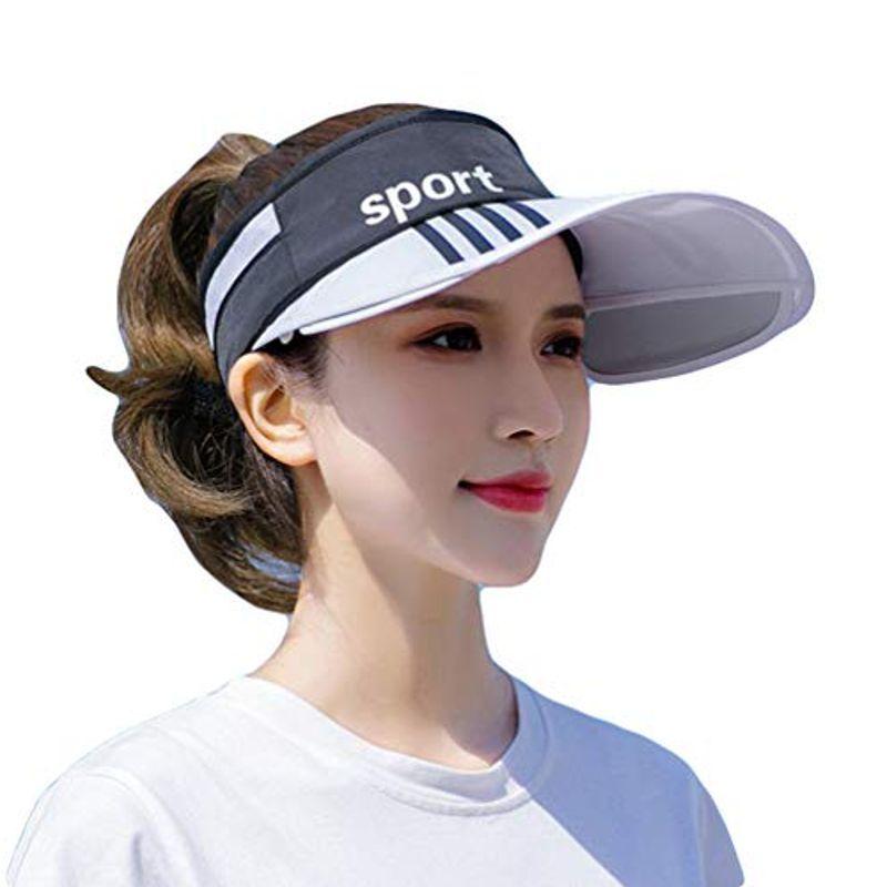 Ptorサンバイザー レディース UVカット 帽子 つば広 レインバイザー 日よけ帽子 当季大流行 スポーツウェア 日本メーカー新品 キャップ 紫外線対策 ゴルフ アウト