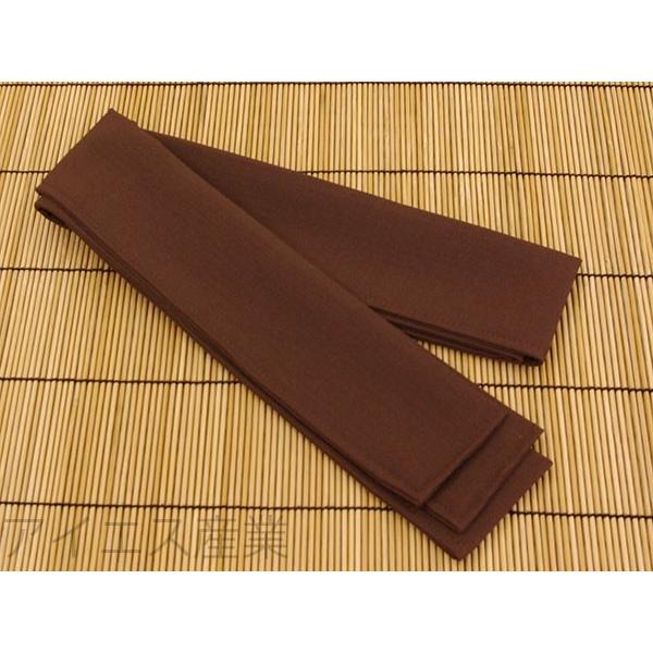 旅館浴衣帯　厚地ポリエステル　茶色　7×240cm　50本セット |  | 01