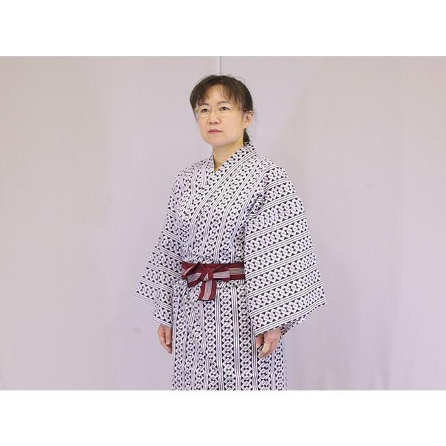 旅館浴衣平帯　業務用　エンジに白五本線　5×240cm　20本セット |  | 04