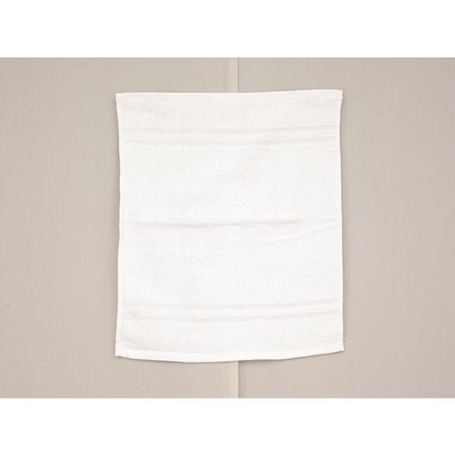 おしぼり 白平織 2本線 120匁 店舗・業務用 ベトナム製 30×37cm 1200枚/梱の画像
