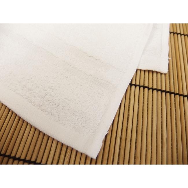 おしぼり 白平織 2本線 120匁 店舗・業務用 ベトナム製 30×37cm 1200枚/梱の画像