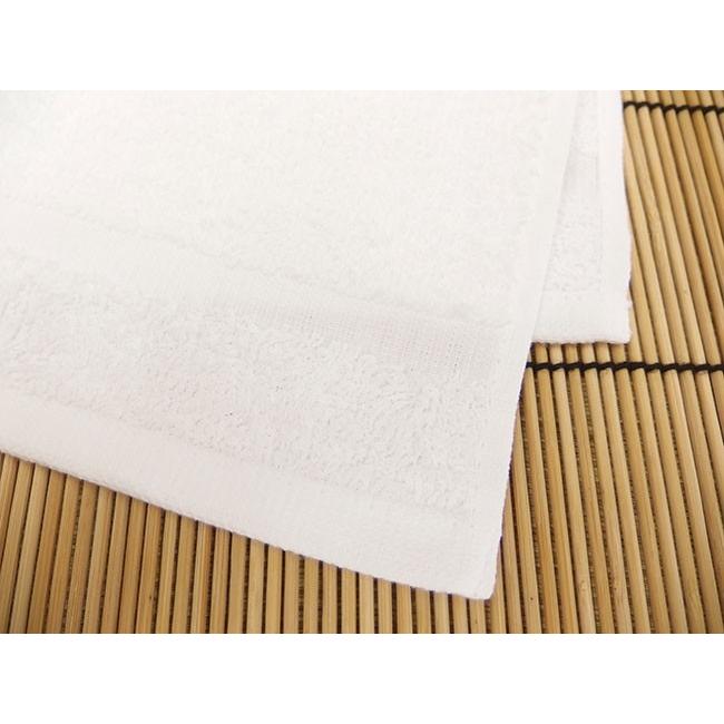 おしぼり 白平織 140匁 1本線 店舗・業務用 ベトナム製 30×37cm 1200枚/梱の画像