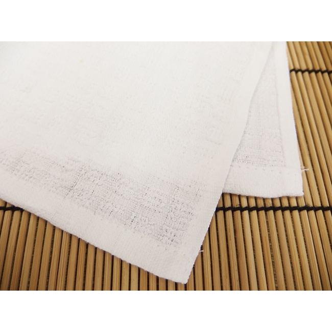 おしぼり 細白格子 60匁 店舗・業務用 ベトナム製 28×28cm 1200枚/梱の画像