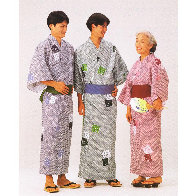 旅館・ホテル浴衣　日本製　遊美　花菱柄　大サイズ　30枚セットの画像