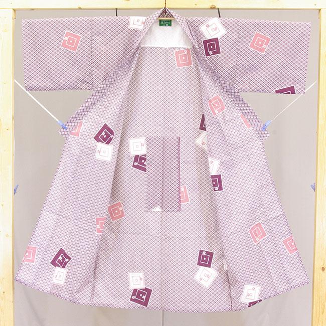 旅館・ホテル浴衣　日本製　遊美　花菱柄　中サイズ　10枚セットの画像