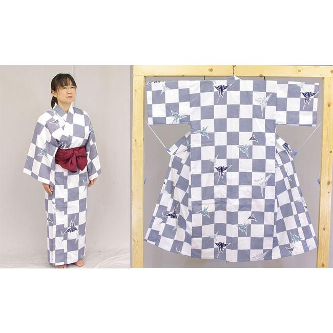 旅館・ホテル浴衣　日本製　遊美　折り鶴柄　大サイズ　30枚セットの画像
