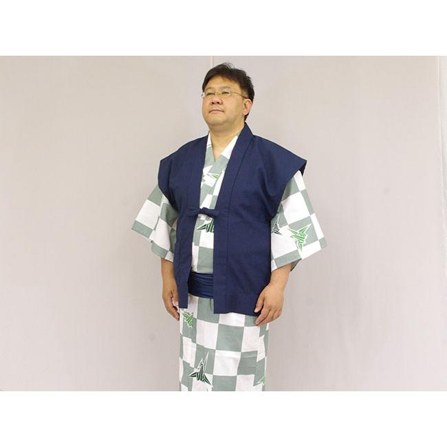 旅館・ホテル浴衣　日本製　遊美　折り鶴柄　特大サイズ　30枚セットの画像