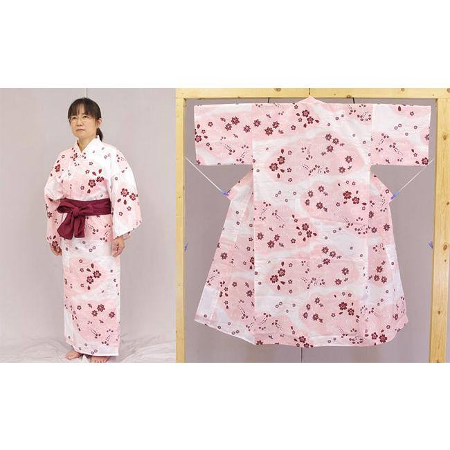 旅館・ホテル浴衣　日本製　遊美　花かすみ柄　30枚セットの画像