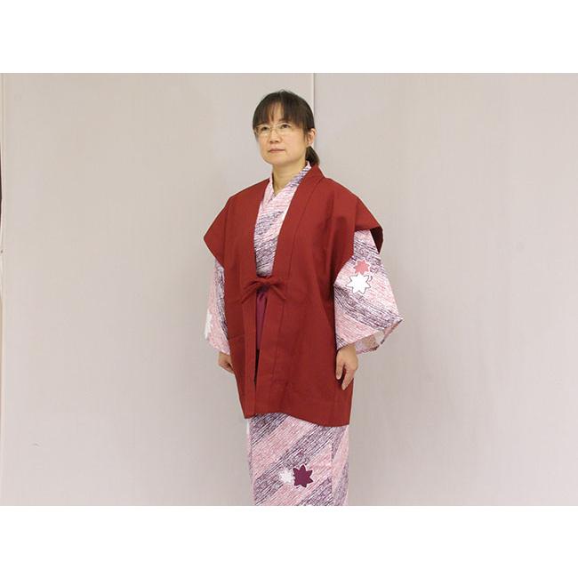 旅館・ホテル浴衣　日本製　遊美　流水もみじ柄　中サイズ　10枚セットの画像