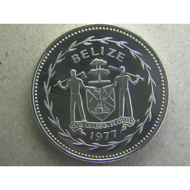 44/ベリーズ・5DOLLARS 1977 Proof : 緑地コイン - 通販 - Yahoo