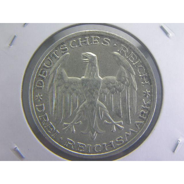 53/ドイツ・3REICHSMARK銀貨1927年A　WEIMAR_1