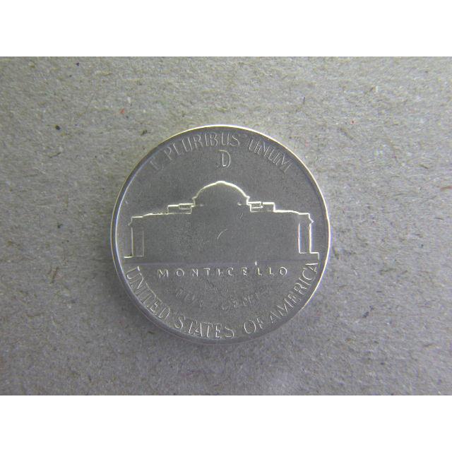 192a/アメリカ・5セント銀貨 1945年D : 緑地コイン - 通販 - Yahoo