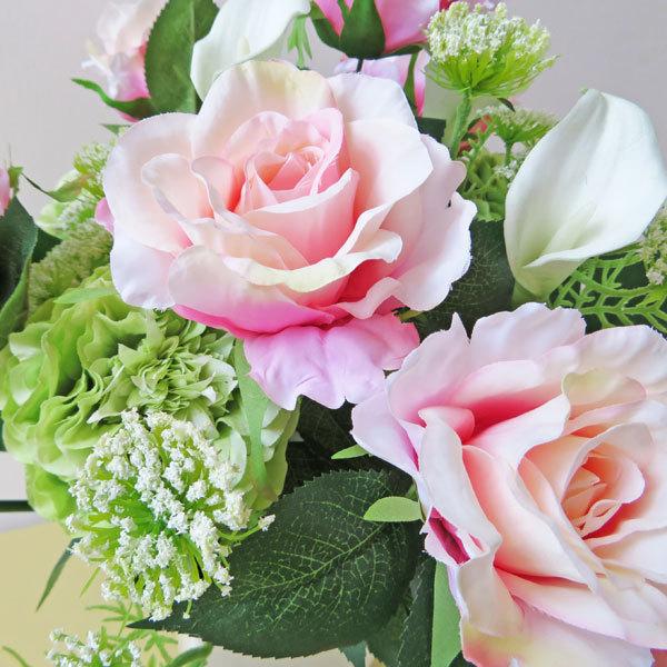 光触媒 ターチャ アーティフィシャルフラワー インテリア 個性的 高級造花 バラ アレンジ 開院 開店 造花 Yg3630 リョクエイ 通販 Yahoo ショッピング