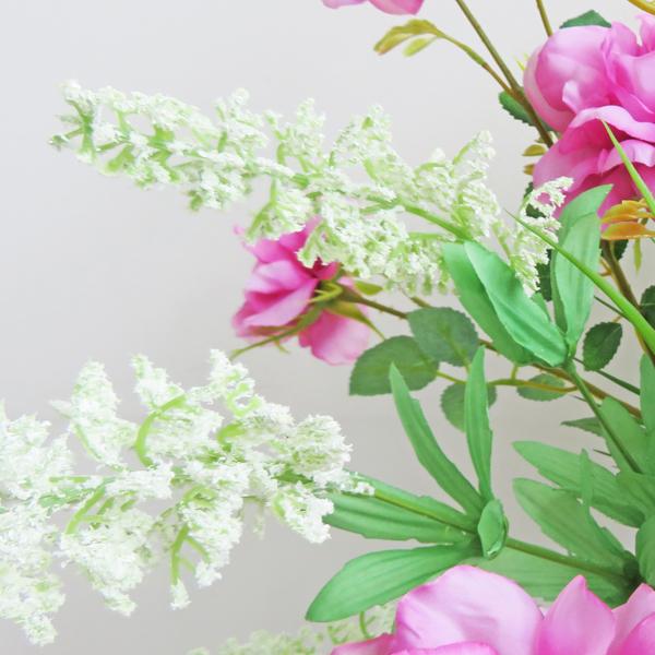 光触媒 スタンド花 造花 開店祝い 大きい アートフラワー カサブランカ