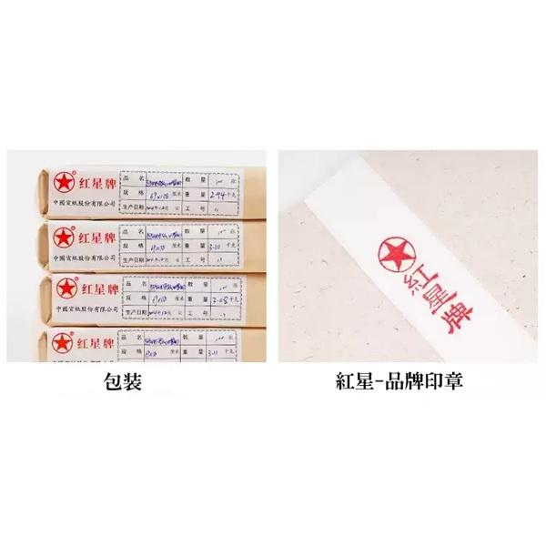紅星牌 超級 四尺単宣 全紙 100枚 中国宣紙 書道紙 水墨画用紙 : 書道