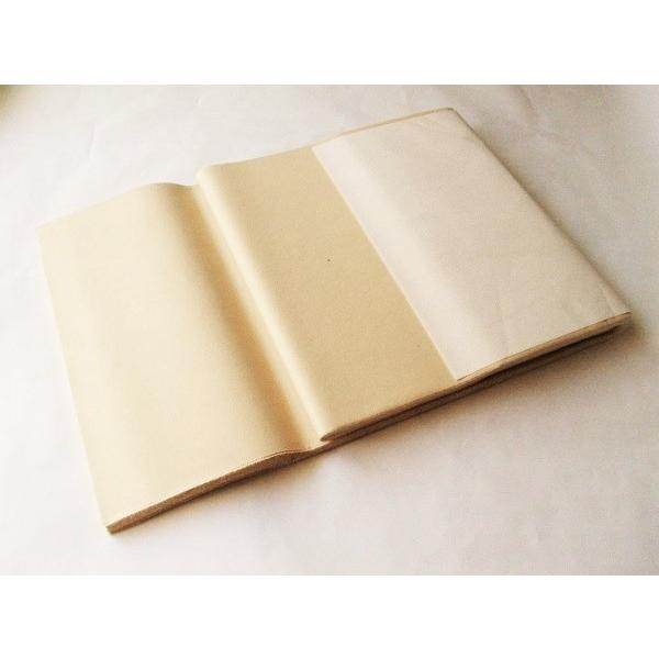 毛辺紙 書道紙 半切 34×138cm 100枚 茶色 竹紙 老灰 : 書道用品 緑風店