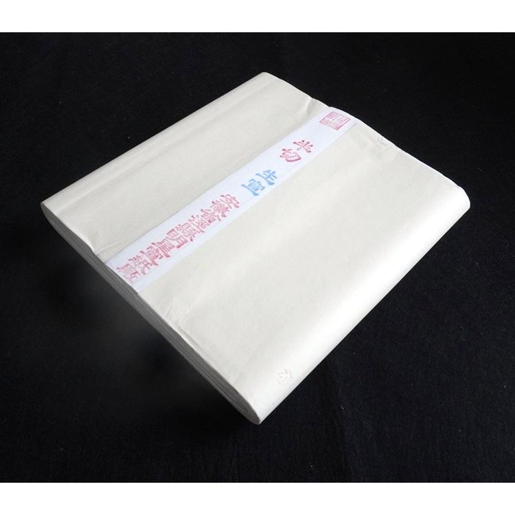 明星牌 画仙紙 半切 100枚 35×136cm 厚口 機械漉き 書道紙 水墨画用紙