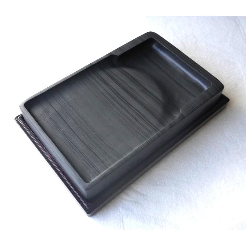 歙州硯 水波紋硯 約10吋 歙硯 すずり : 書道用品 緑風店 - 通販