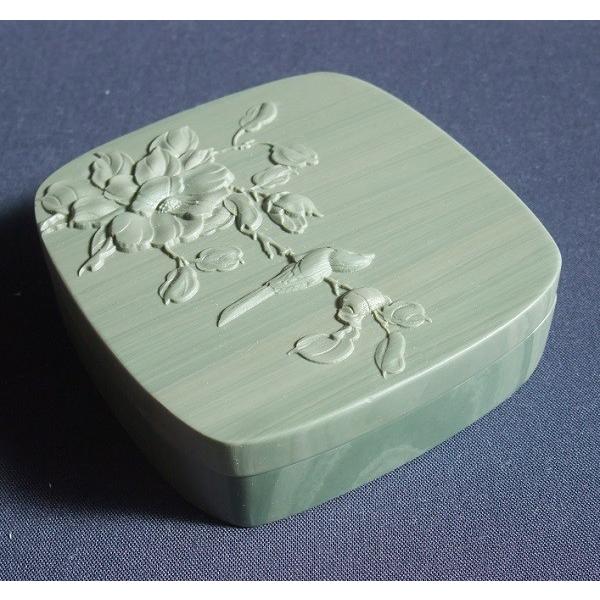 硯 松花江緑石硯 4吋 98×98×32mm すずり : 書道用品 緑風店 硯 松花江緑石硯 4吋 98×98×32mm すずり : 書道用品 緑風店