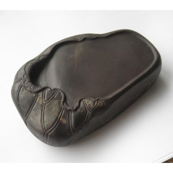 端渓硯 老坑 荷葉硯 132×83×30mm 一点物 すずり : 書道用品 緑風 端渓硯 老坑 荷葉硯 132×83×30mm 一点物 すずり : 書道用品 緑風