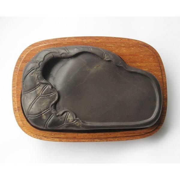 端渓硯 老坑 荷葉硯 132×83×30mm 一点物 すずり : 書道用品 緑風 端渓硯 老坑 荷葉硯 132×83×30mm 一点物 すずり : 書道用品 緑風