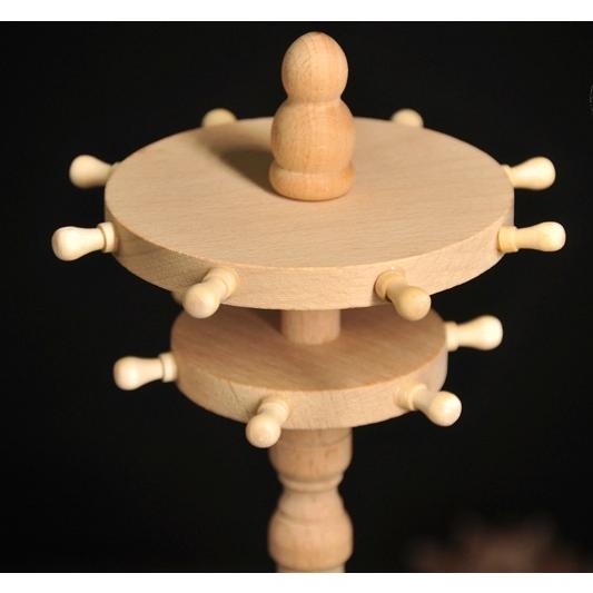 筆掛け ケヤキ製 14本かけ 筆スタンド 書道用具 : 書道用品 緑風店