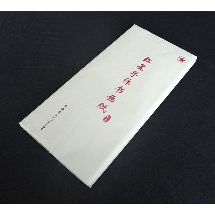 紅星牌 見本紙 5枚 約24cm×35cm 書道用紙 水墨画用紙 宣紙 中国本画仙