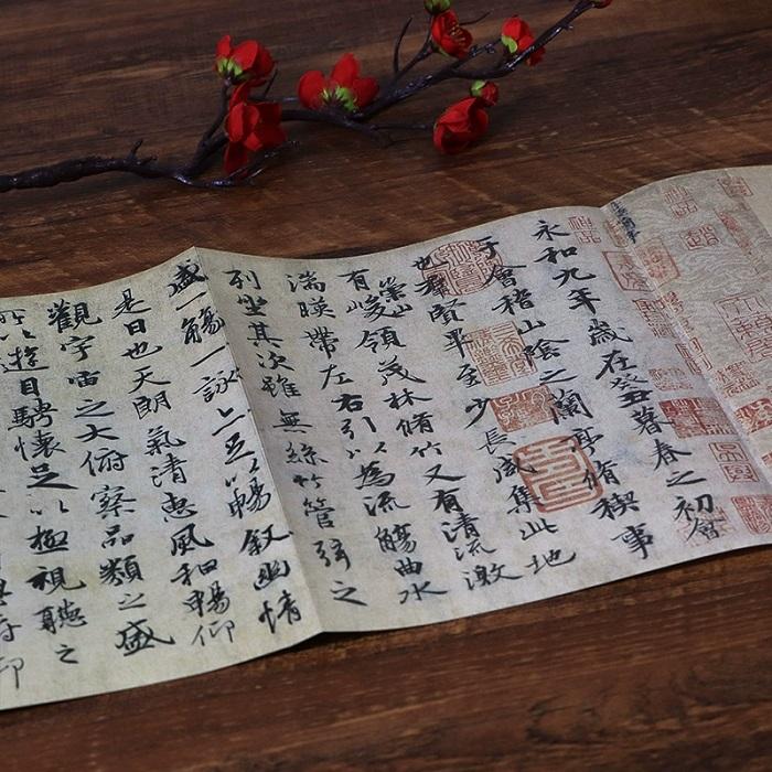 王羲之 蘭亭序 折帖 折本 : 書道用品 緑風店 - 通販 - Yahoo!ショッピング