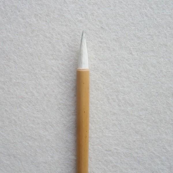 書道筆 白雲 小 6×26mm 兼毫 明星牌 唐筆 中国筆 : 書道用品 緑風店