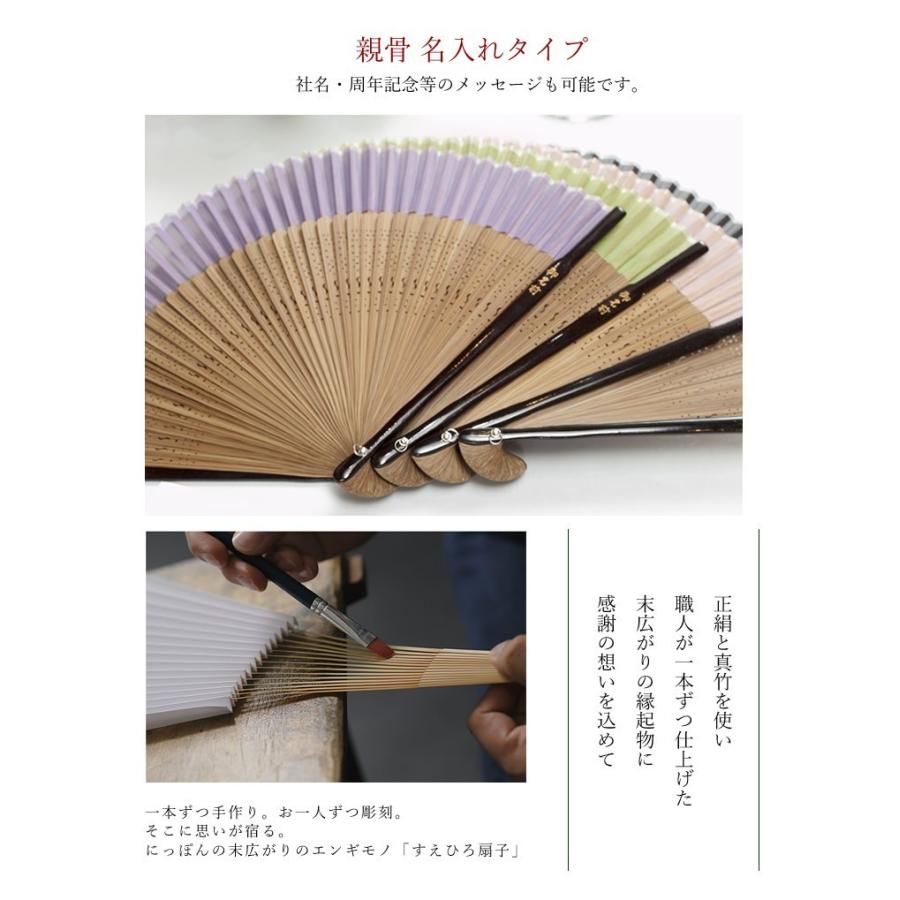 ノベルティ 周年記念品 販促品などに オリジナル名入れ扇子 親骨名入れタイプ 名彫り代込み 50本 Nov Oya 扇子専門店 緑守扇 通販 Yahoo ショッピング