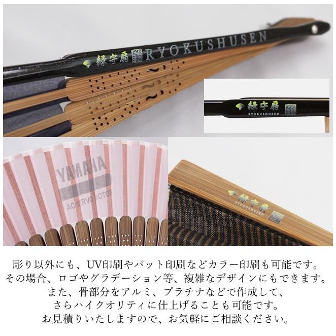 ノベルティ 周年記念品 販促品などに オリジナル名入れ扇子 親骨名入れタイプ 名彫り代込み 50本 Nov Oya 扇子専門店 緑守扇 通販 Yahoo ショッピング