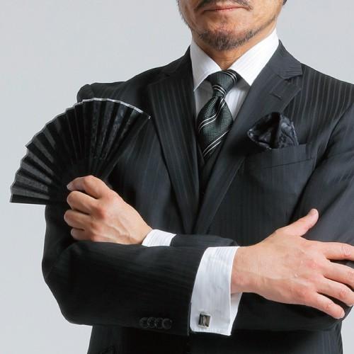 poke扇 黒夜 扇子 （POKESEN 扇子ブランド） |  | 01