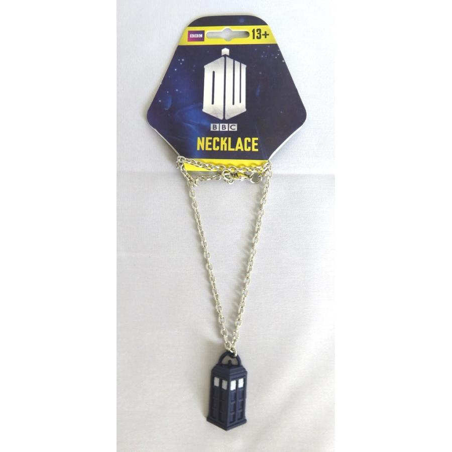 BBC公式 ドクターフー ターディス 3D ネックレス Doctor Who Tardis 3D Necklace　海外ドラマ グッズ｜ryoshindoshop