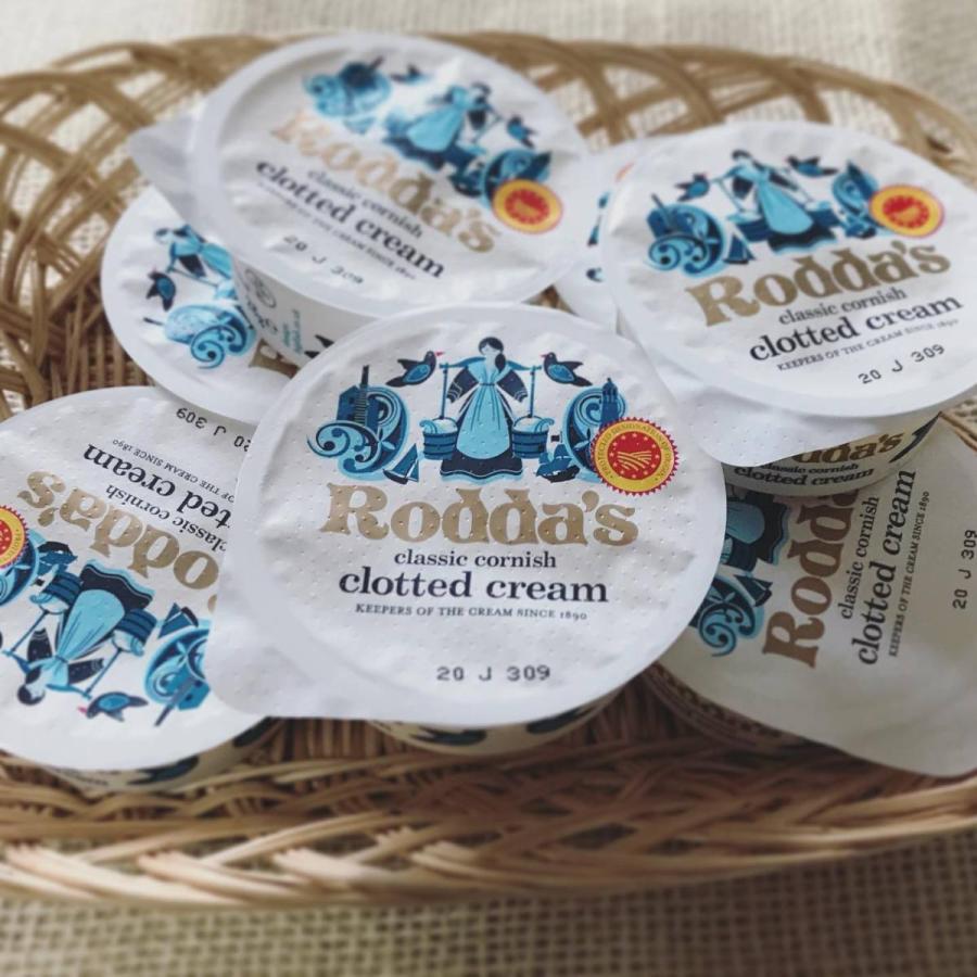 ロダス クロテッドクリーム 28g 英国老舗 Rodda's 冷蔵冷凍便 英国式スコーン イギリス 英国菓子と紅茶リョウシンドウ アフタヌーンティー クリームティー|ryoshindoshop|03